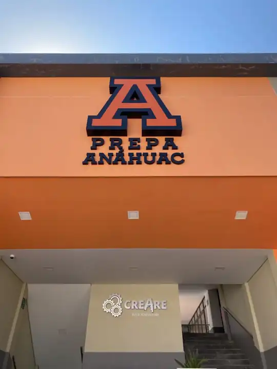 Letras 3D para Prepa Anáhuac